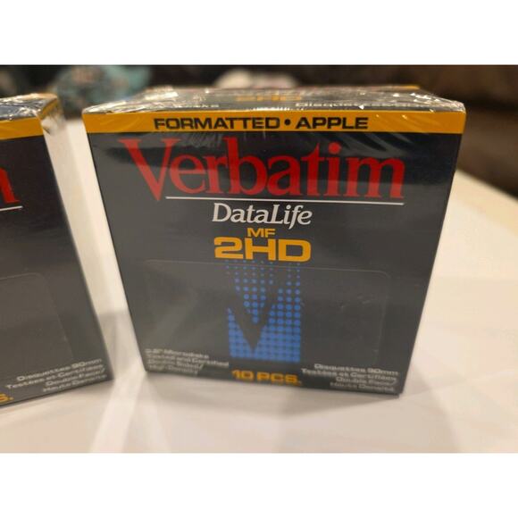 New Qty. 29 Vintage Verbatim 3.5” MF2HD Double Sided High Density Floppy Disks - Picture 3 of 10